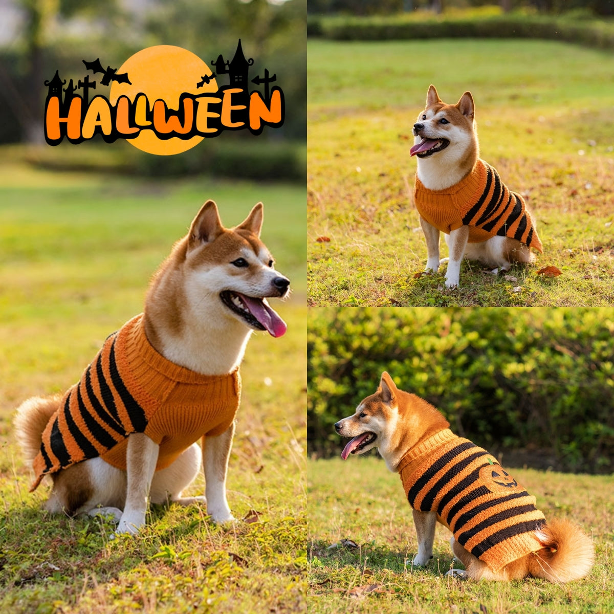 Halloween Dog Sweaters Pet Costume